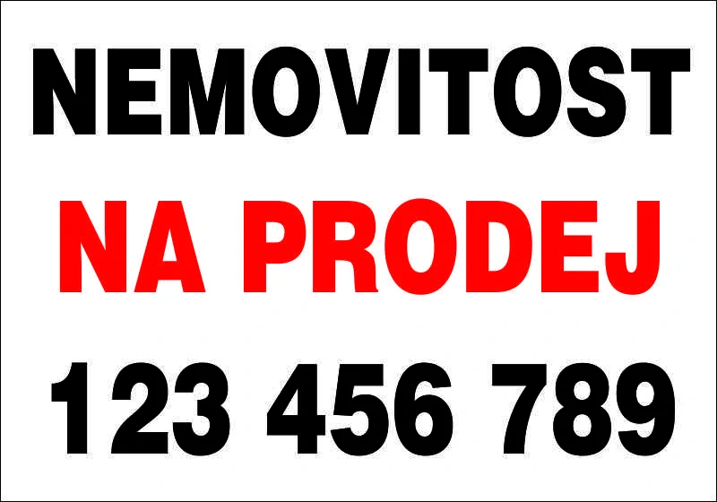 BANNER - NEMOVITOST NA PRODEJ