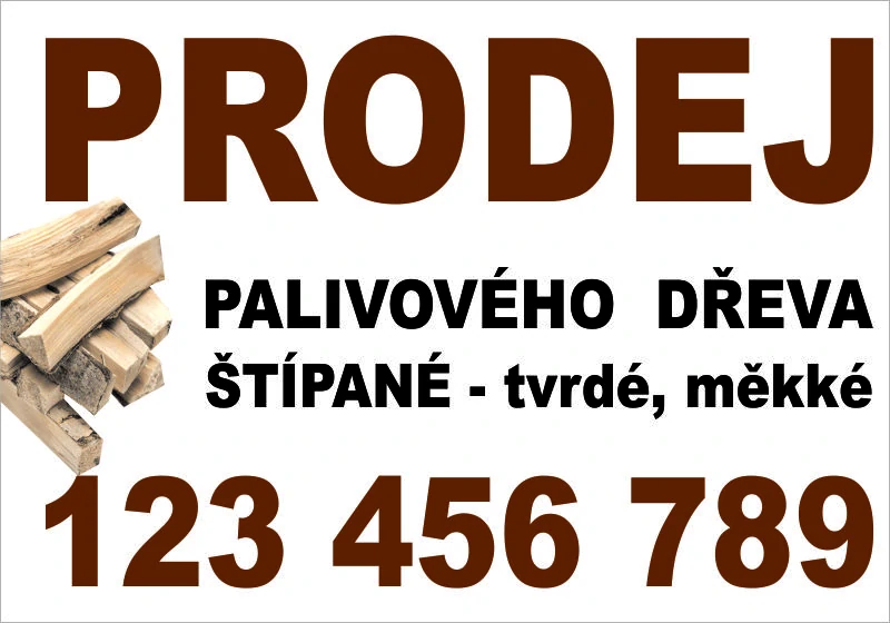 BANNER - PRODEJ PALIVOVÉHO DŘEVA