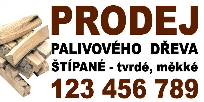BANNER - PRODEJ PALIVOVÉHO DŘEVA