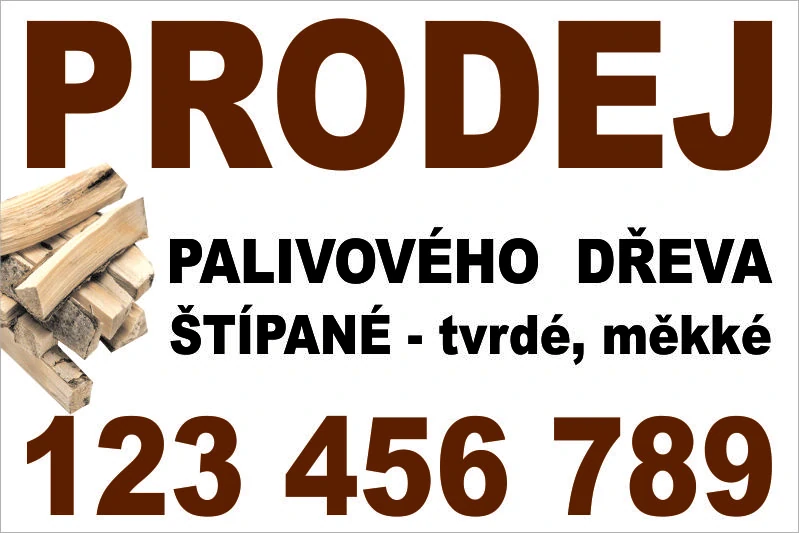 BANNER - PRODEJ PALIVOVÉHO DŘEVA