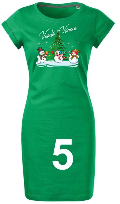 -5- VÁNOČNÍ dámské šaty