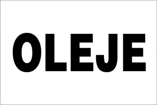 MAGNETICKÁ cedule - OLEJE