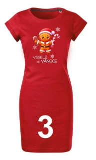 -3- VÁNOČNÍ dámské šaty