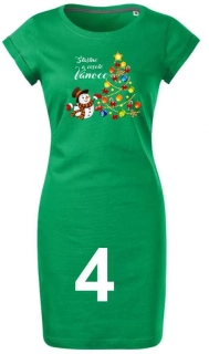 -4- VÁNOČNÍ dámské šaty